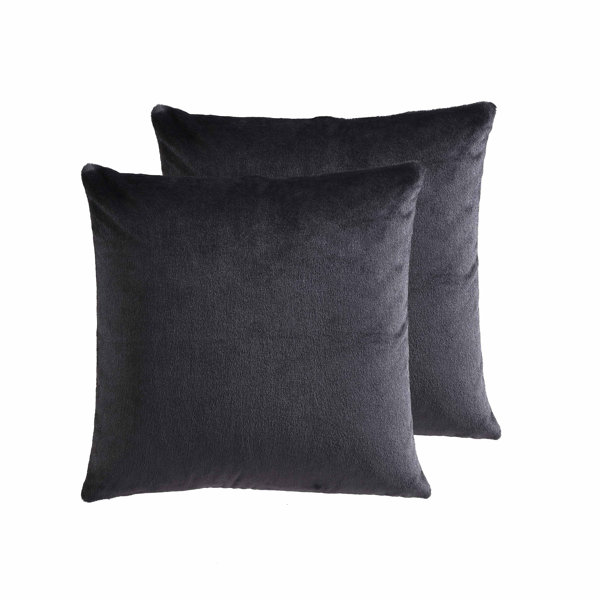 White fur hotsell euro pillows